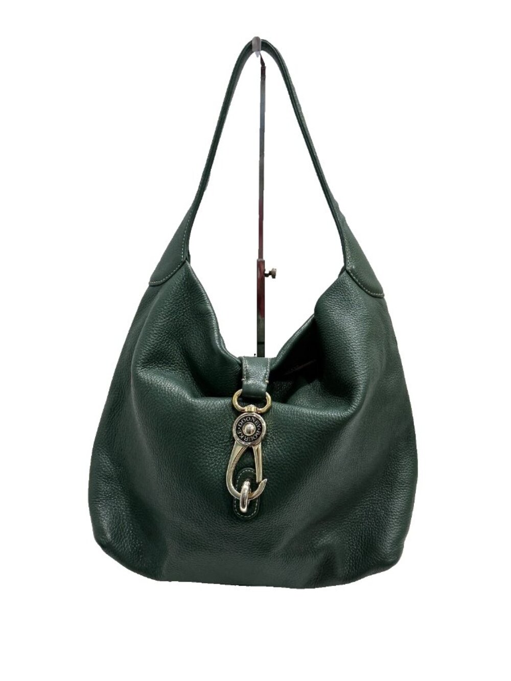 Dooney & Bourke Large Logo Loc Sac in Forest Green